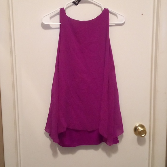 NWT - The Limited - Orchid Purple Layered Sleeveless Top - Size Large - Picture 7 of 7